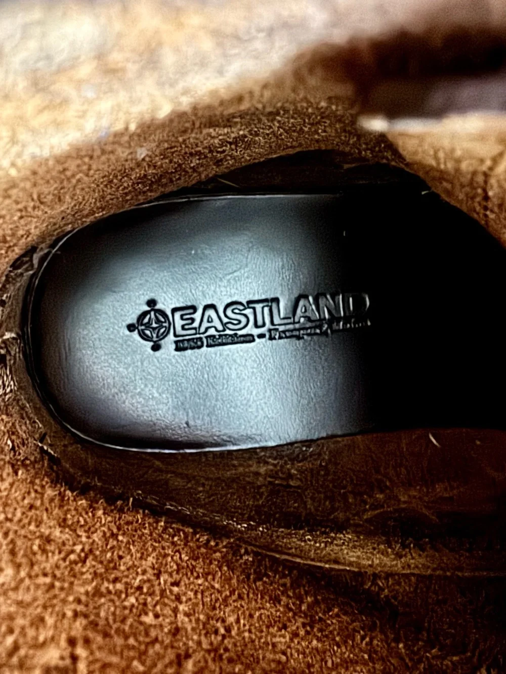 Eastland Vintage Seneca Leather Boots High Laces Women’s 7.5 Dark Brown Preppy